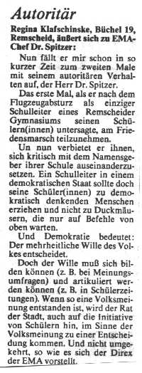 Leserbrief