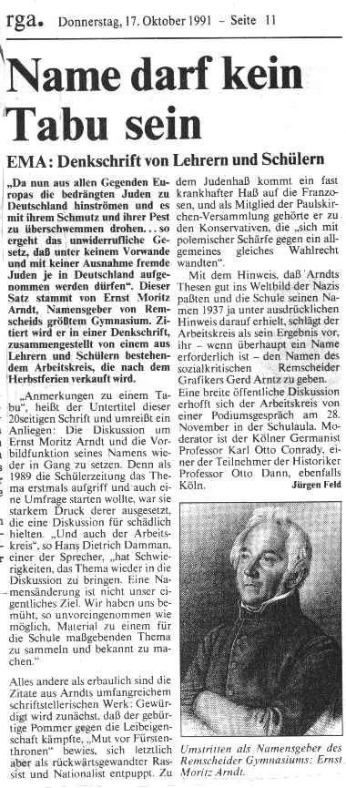 Name darf kein Tabu sein